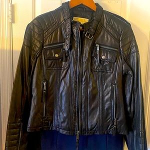 Genuine leather Ladies Michael Kors jacket Size Medium